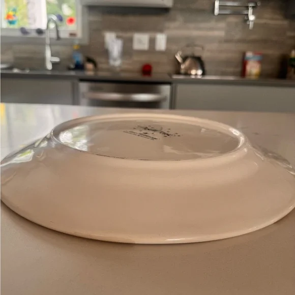 Large Serving Plate by Present Tense, Anne Hathaway 13.5” Ceramic Painted Plate - Picture 3 of 3